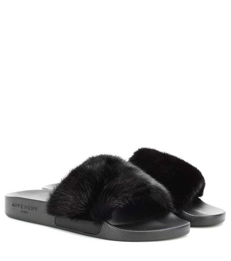 givenchy mink slides fit|givenchy sandals.